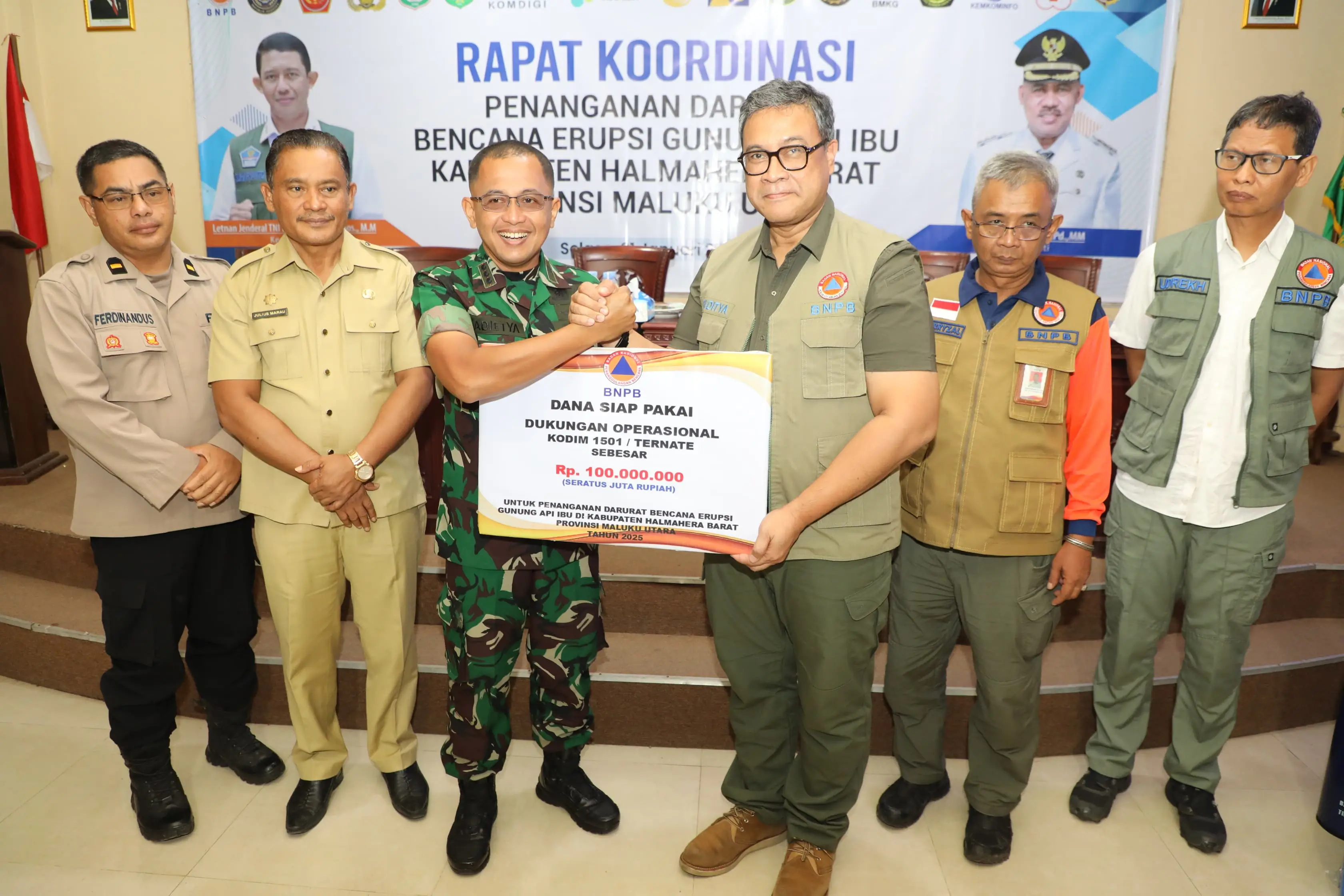 [UPDATE] - BNPB Berikan Dukungan Operasional Penanganan Erupsi Gunung Ibu